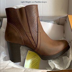 Brown booties